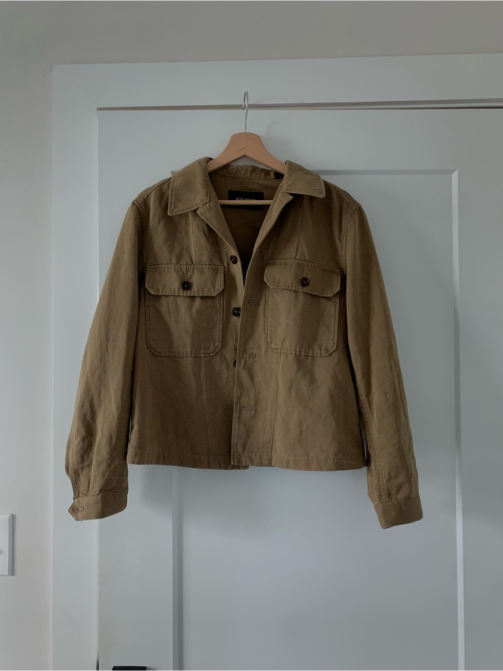 Buck Mason Utility Jacket in Olive/Tan